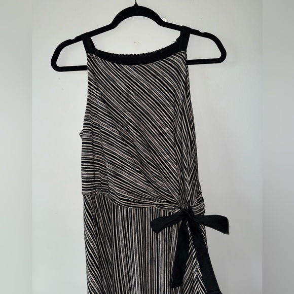 Maeve Anthropologie Hi-Low Salsola Summer Striped Dress Size Medium - Picture 10 of 12